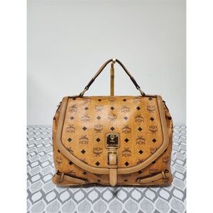 Authentic MCM Doctor Top Handle/Satchel Bag Brown